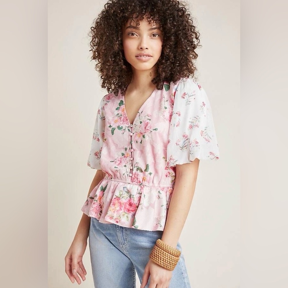 Hemant & Nandita | Pink Rose Garden Blouse